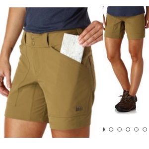 REI | Screeline Hiking 6” Shorts Olive Green | 4